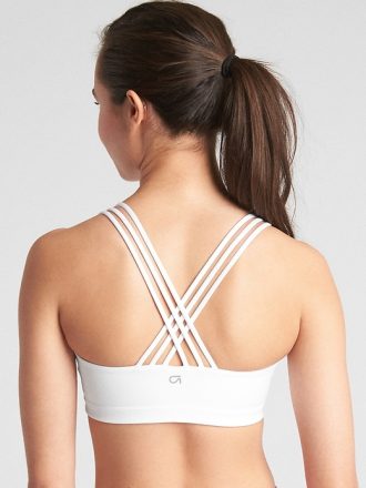 GapFit Eclipse Medium Support Strappy Sports BH