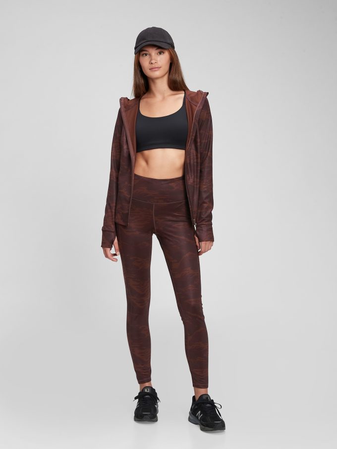 GapFit High Rise Borstad Power Leggings