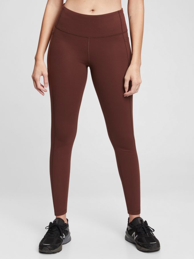 GapFit High Rise Borstad Power Leggings