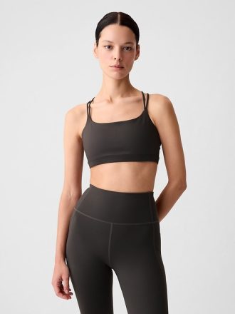 GapFit Power Medium Impact Strappy Sports BH