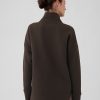 GapFit Quilted Jacquard Pullover med halv dragkedja