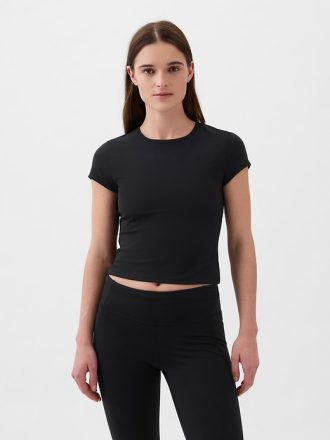 GapFit Studio Rib Cropped T-shirt