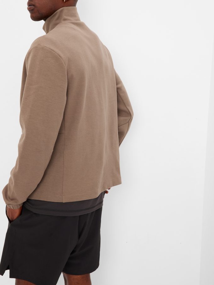 GapFit Tech Fleece Pullover med halv dragkedja