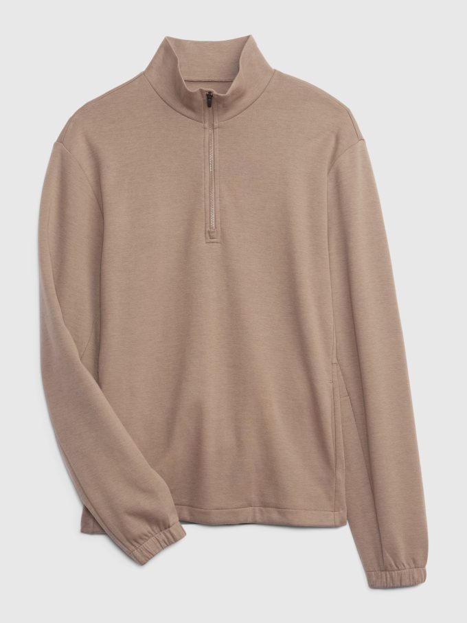GapFit Tech Fleece Pullover med halv dragkedja