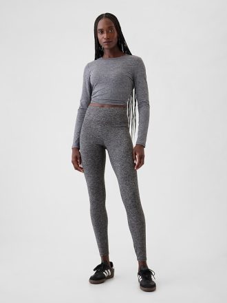 GapFit lätta Borstade Jersey Leggings