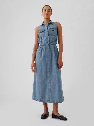 GapHeritage Midiklänning i västerländsk jeans