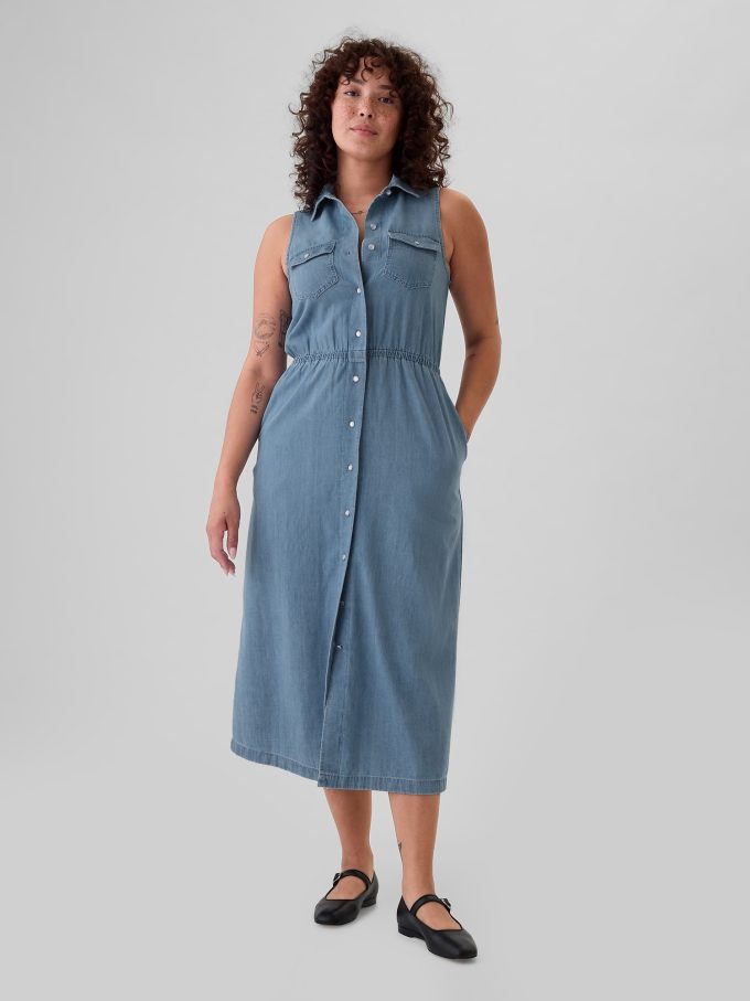 GapHeritage Midiklänning i västerländsk jeans