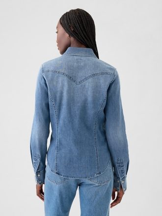 GapHeritage Westernskjorta i jeans