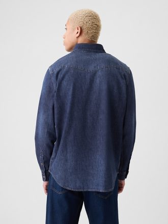 GapHeritage Westernskjorta i jeans