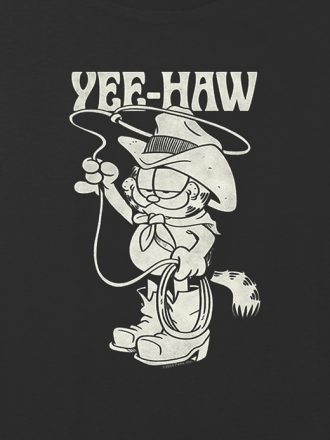 Garfield Yee-Haw Grafisk Boxy Crop T-shirt för barn