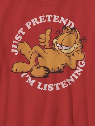Garfield lyssnande t-shirt för barn