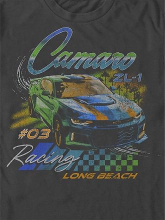 General Motors Camaro Long Beach Racing Grafisk T-shirt