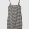Gingham miniklänning
