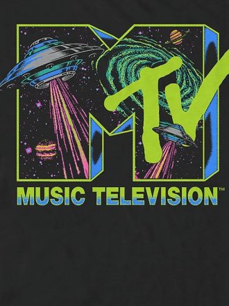 Grafisk T-shirt för MTV Space-logotyp