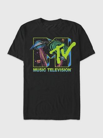 Grafisk T-shirt för MTV Space-logotyp