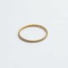 Guld Rep Twist Stacking Ring