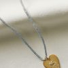 HART Silver Lurex-snöre med Halleys Heart Charm