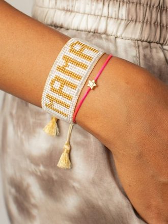 HART White and Gold MAMA armband