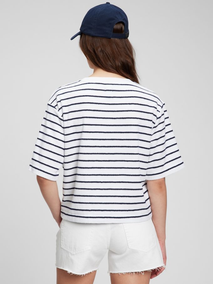 Handduk Terry Boxy Cropped T-shirt