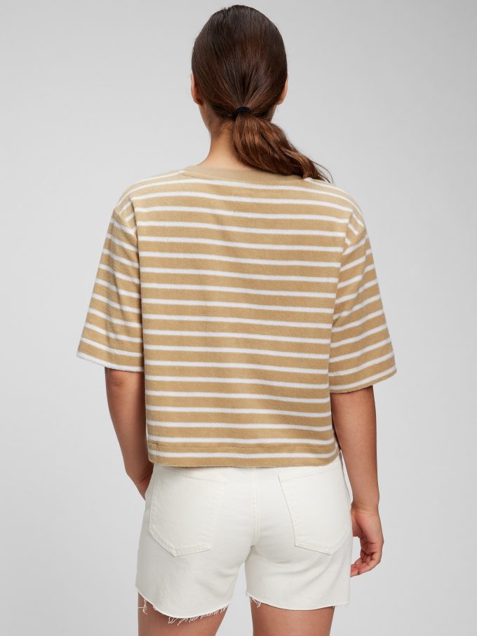 Handduk Terry Boxy Cropped T-shirt