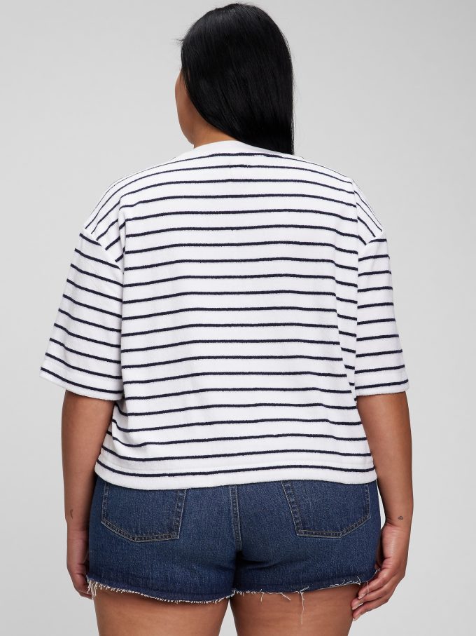 Handduk Terry Boxy Cropped T-shirt