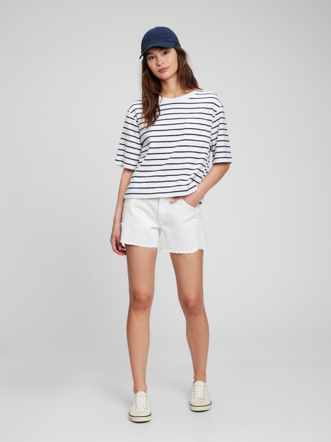 Handduk Terry Boxy Cropped T-shirt