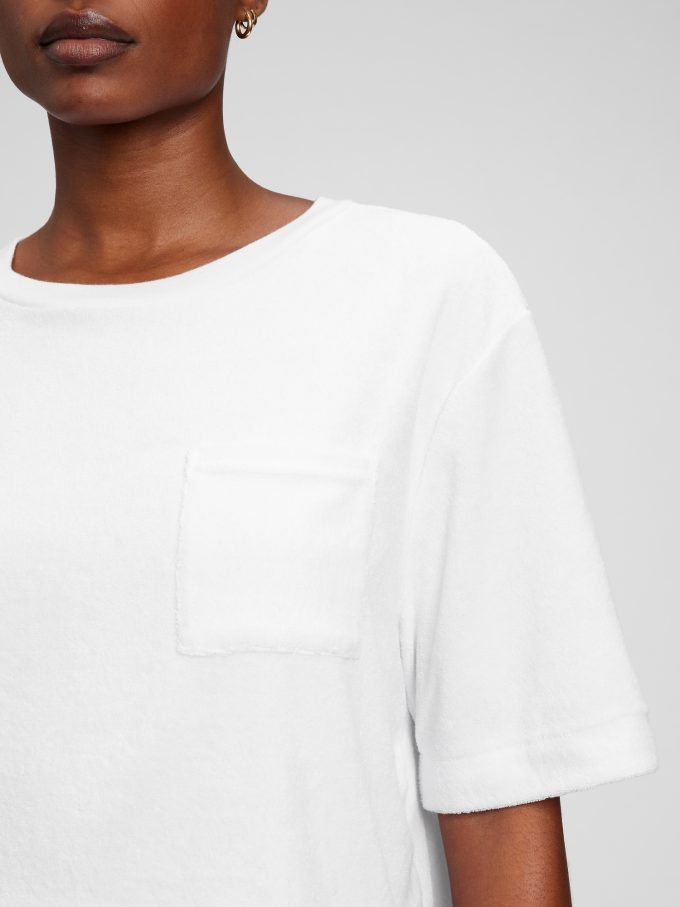 Handduk Terry Boxy Cropped T-shirt