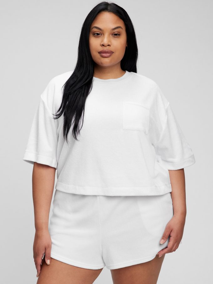 Handduk Terry Boxy Cropped T-shirt