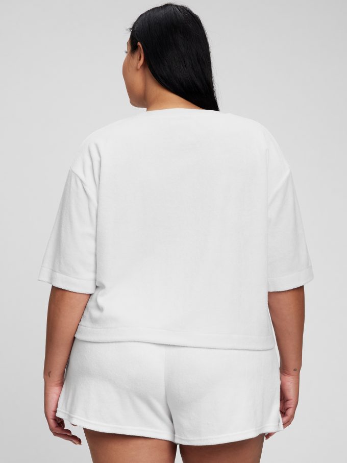 Handduk Terry Boxy Cropped T-shirt