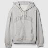 Heavyweight Athletic Logo hoodie med full dragkedja