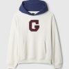 Heavyweight Colorblock Varsity Logo Hoodie