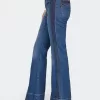 High Rise '70-tals flare jeans