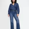 High Rise '70-tals flare jeans