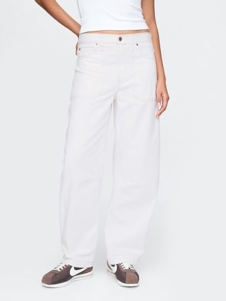High Rise Barrel Carpenter-jeans