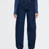 High Rise Barrel Jeans