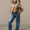High Rise Barrel Jeans
