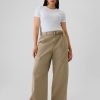 High Rise Cargo Baggy byxor