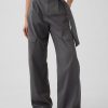 High Rise Cargo Baggy byxor