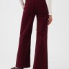 High Rise Corduroy Stride vidbensbyxor