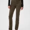 High Rise Corduroy Vintage Slim Pants