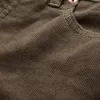 High Rise Corduroy Vintage Slim Pants