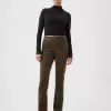 High Rise Corduroy Vintage Slim Pants