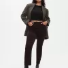 High Rise Corduroy Vintage Slim Pants