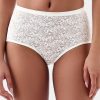 High Rise Floral Lace Brief
