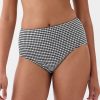 High Rise Gingham bikinibotten