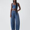 High Rise Horseshoe Jeans