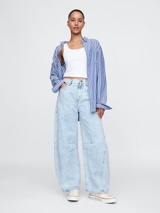 High Rise Horseshoe Jeans