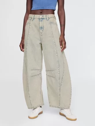High Rise Horseshoe Jeans