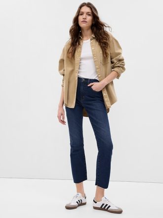 High Rise Kick Fit-jeans