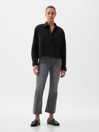 High Rise Kick Fit-jeans